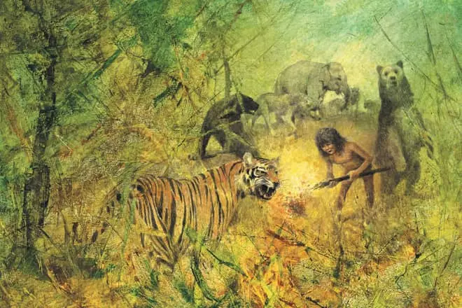 Sherhan - tigro istorija, charakteris iš džiunglių knygų, įdomių faktų 1803_2