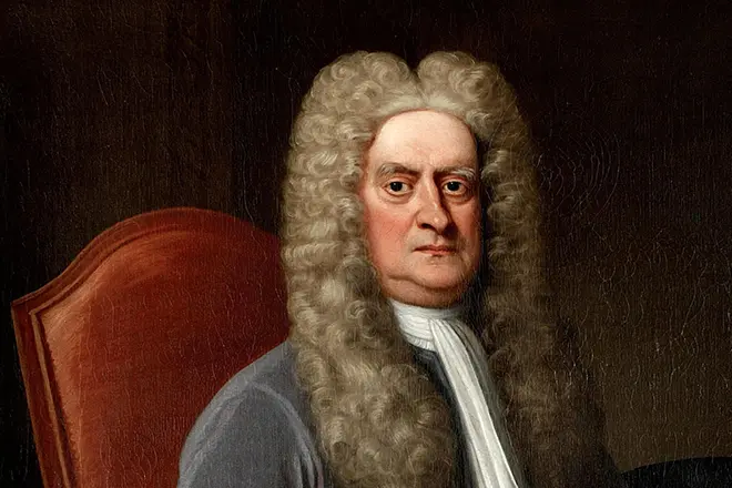 Fysiker Isaac Newton.