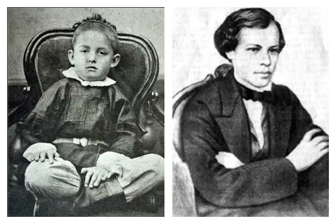 童年和青年的Dmitry Mendeleev