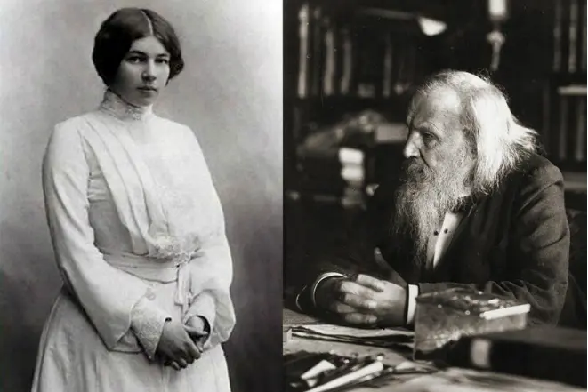 Mokslininko dukra - meilė Mendeleev