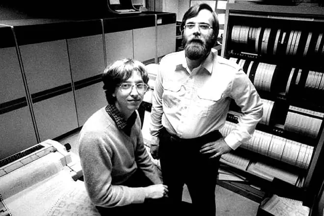 Bill Gates en Paul Allen in die jeug