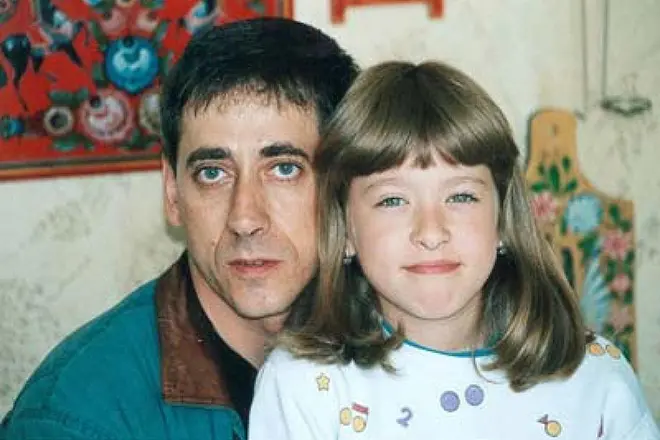 Evgeny Nerchadski ile kızı Anna