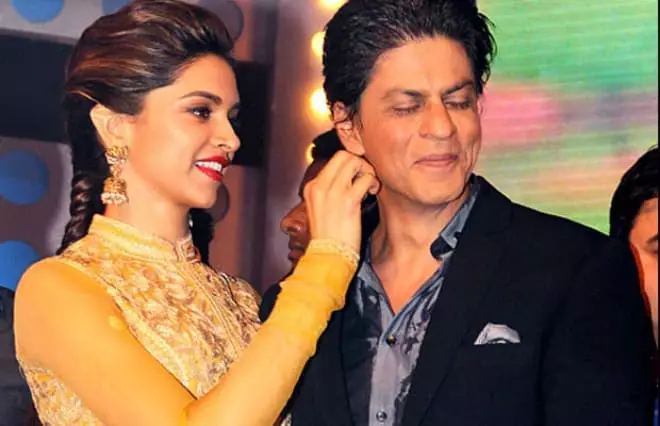 Dipica Padonone en Shah Rukh Khan