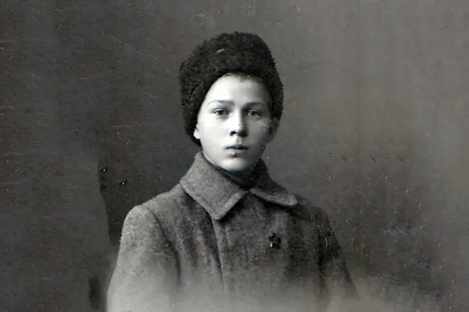 Arkady Gaidar在童年时期