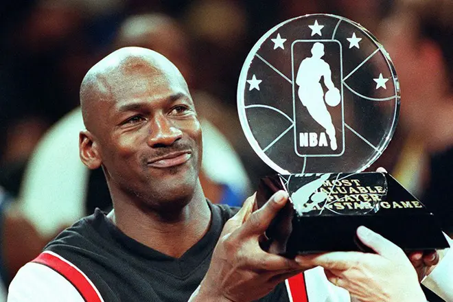 Campeão da NBA Michael Jordan