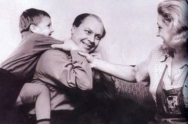 Vladimir Troshin e suo figlio