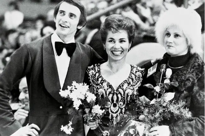 Elena Tchaikovskaya con Tatyana Tarasova e George Solkurin