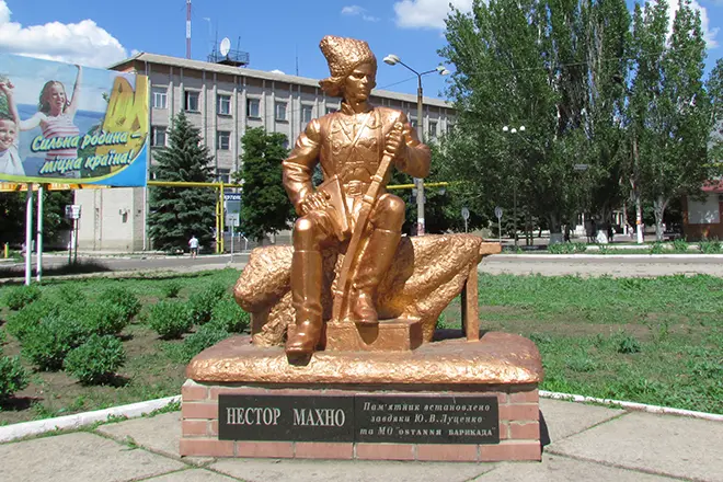Monumen untuk Nestor Makhno