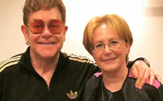 Elton John og Veronica Skvortsova