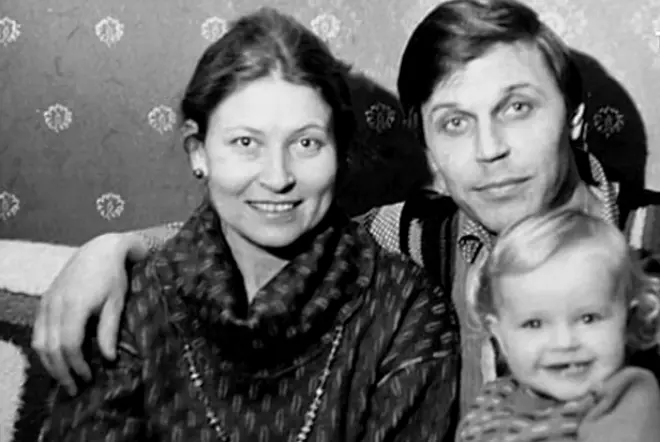 Lyudmila Zaitseva a jej manžel a dcéra