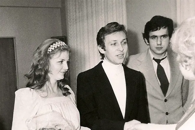 Olga Naumenko mit ihrem Ehemann