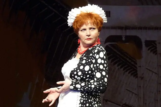Olga Naumenko auf der Theaterszene