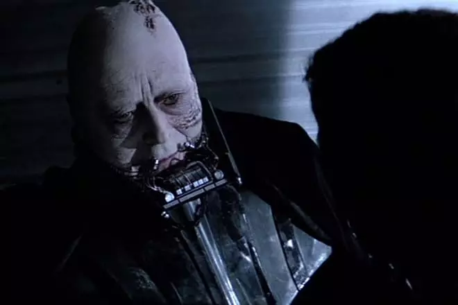 Luke Skywalker e Darth Vader sen máscara
