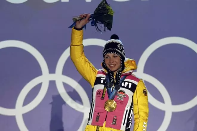 バンクーバーのオリンピックでMagdalena Neuner