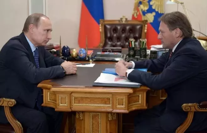 Vladimir Putin e Boris Titov