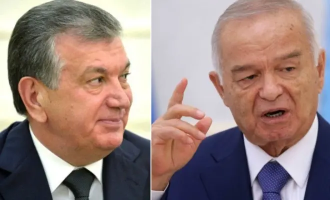 Shavkat Mirziaev and Islam Karimov