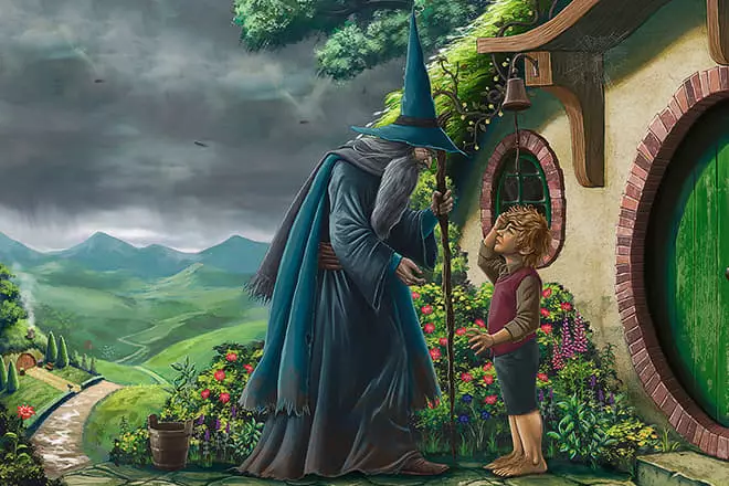 Gandalf en Bilbo Baggins