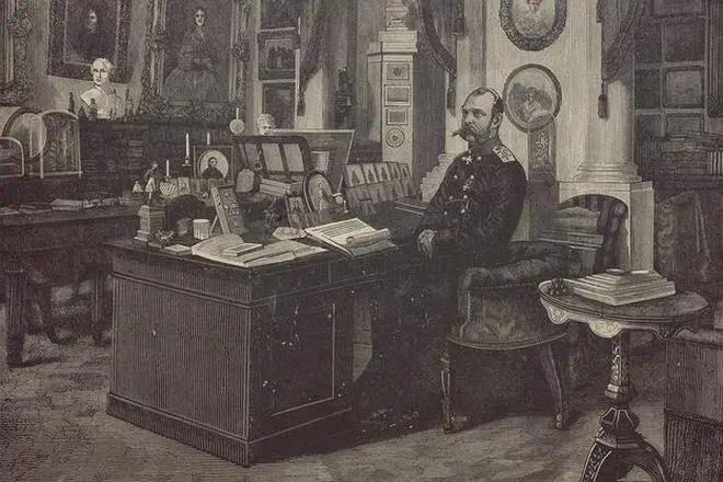 亞歷山大二世在他的辦公室
