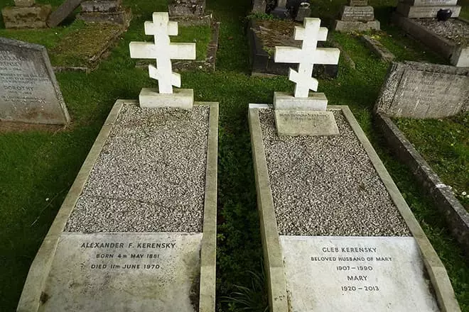 Grobowiec Aleksandra Kerensky i jego syna