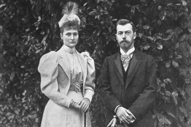 Alexandra Fedorovna และ Nikolai II