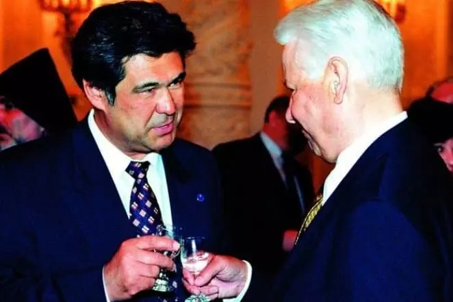 Aman Tuleyev i Boris Yeltsin