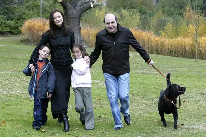 Brice Berezovsky met familie