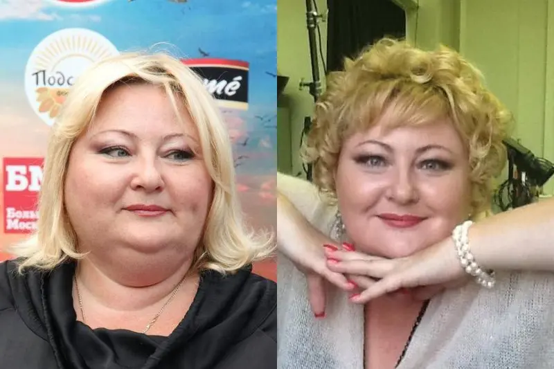 Julia Sonlas sebelum dan selepas penurunan berat badan