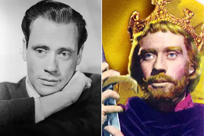 Mel Ferrer in the role of King Arthur