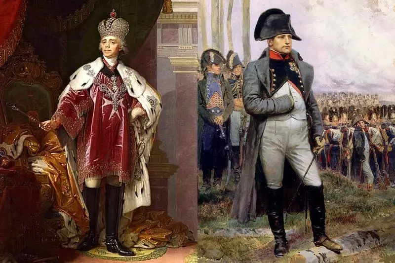 Emperor Paul Ine ndi Napoleon