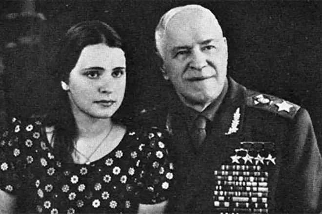 Georgy Zhukov at ang kanyang anak na babae