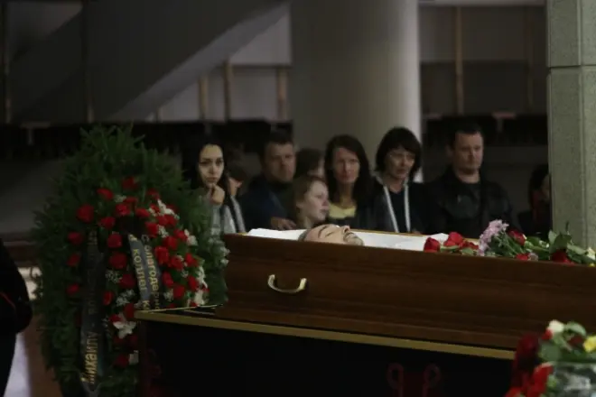 Begravelse Mikhail Gorzhevova.