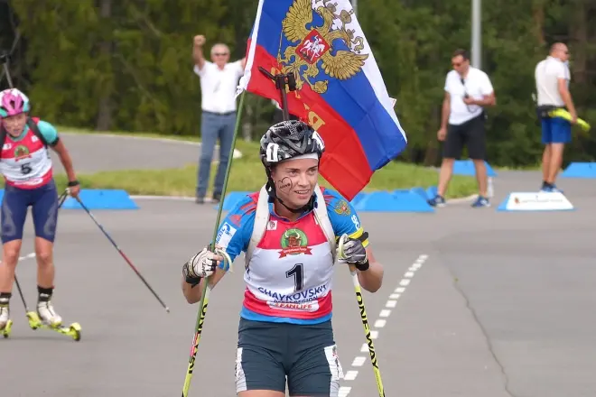 Svetlana Sleostsova vasaros Pasaulio taurėje Čaikovskyje