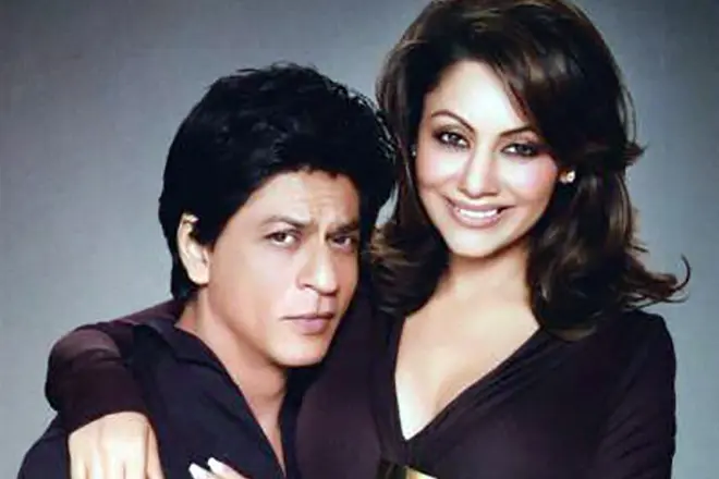 Shah Rukh Khan con la moglie Gauri