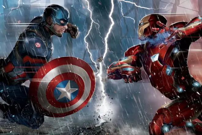Capitán América e Iron Man