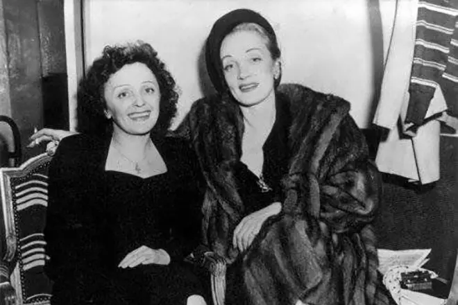 Edith Piaf en Marlene Dietrich