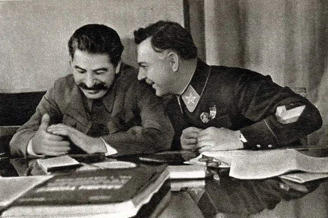 Stalin na Voroshilov