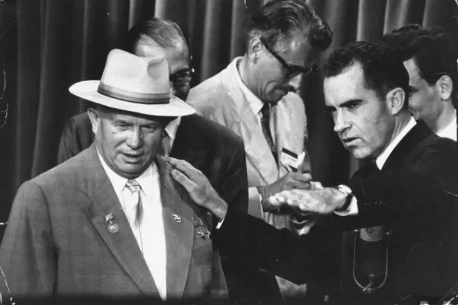 Nikita Khruscsov és Richard Nixon