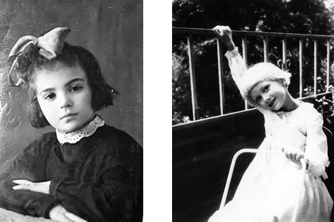 مارينا Tsvetaeva في مرحلة الطفولة