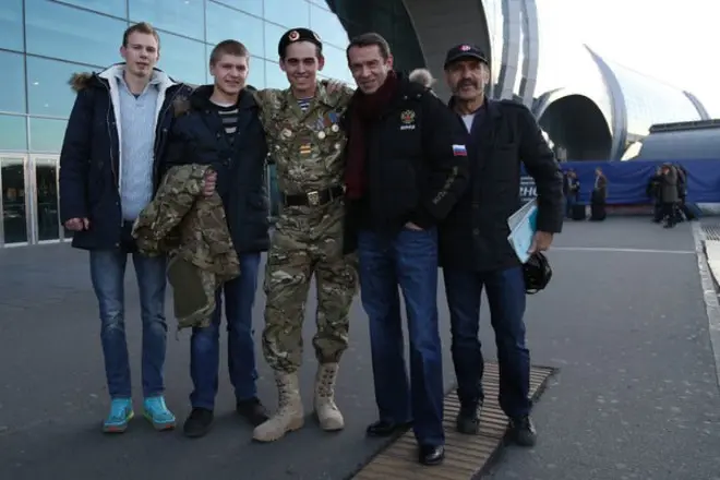 Vladimir Mashkov bertemu Andrei dari tentara