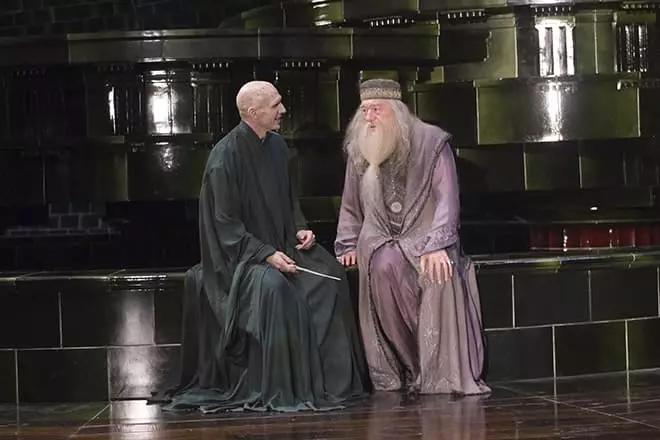 Volan de Mort and Dumbledore