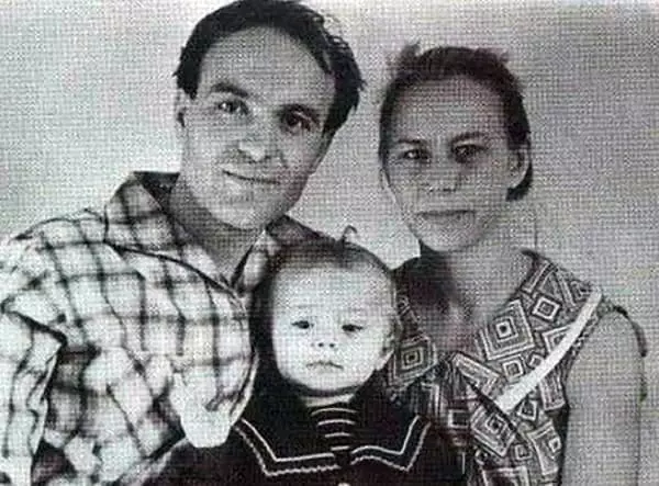 Andrei Panin con i genitori