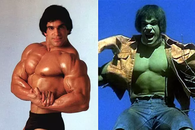 Lu Ferrino στο ρόλο του Hulk