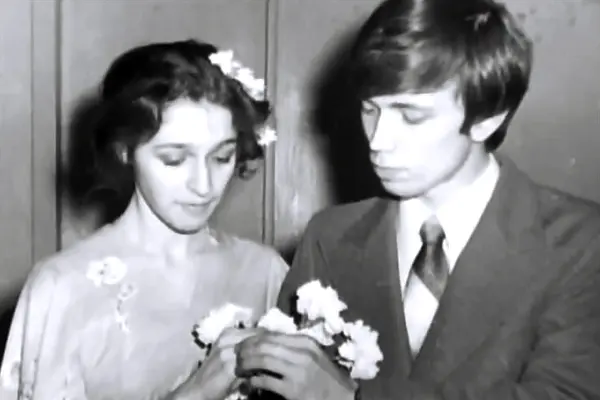 Vestuvių Anna Politkovskaja ir Aleksandras Politkovskis
