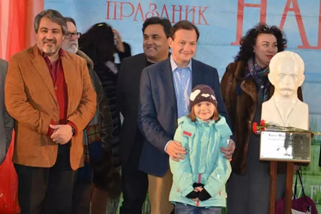 Սերգեյ Բրիլուսը իր դստեր հետ