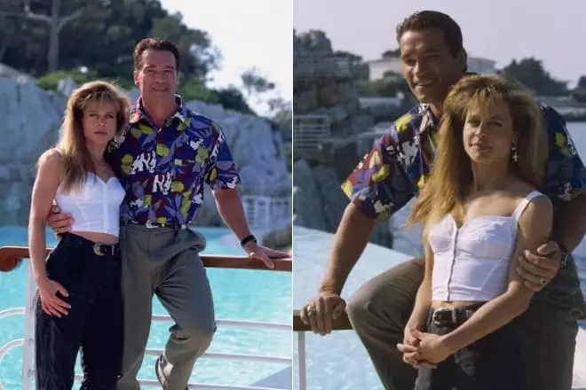Linda Hamilton und Arnold Schwarzenegger