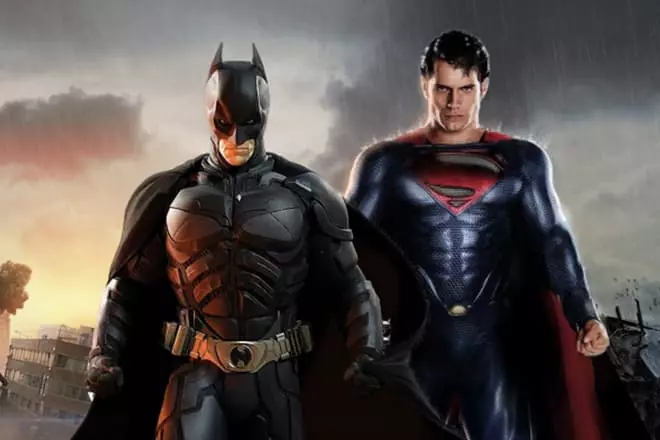 来自电影的框架“蝙蝠侠反对超人：正义黎明”