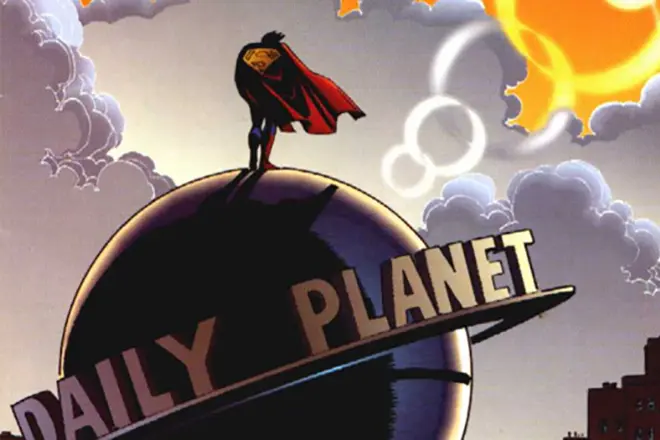 Superman jobber i daglig planet