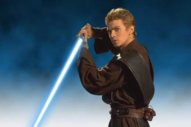 Heiden Kristensen nel ruolo del giovane Anakina Skywalker (futuro Darth Vader)