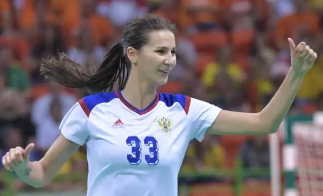 Екатерина Илина во рускиот национален тим