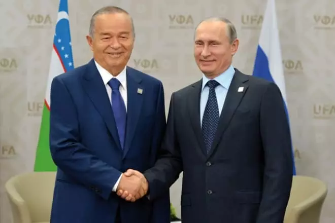 Islam Karimov ug Vladimir Putin